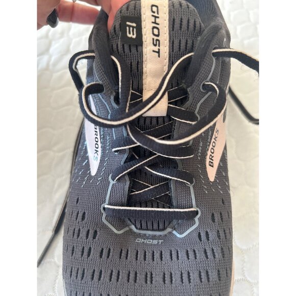 Brooks Ghost 13 Running Shoes Women's 9 Mesh Lightweight Gray Pink Sneakers - Picture 8 of 9